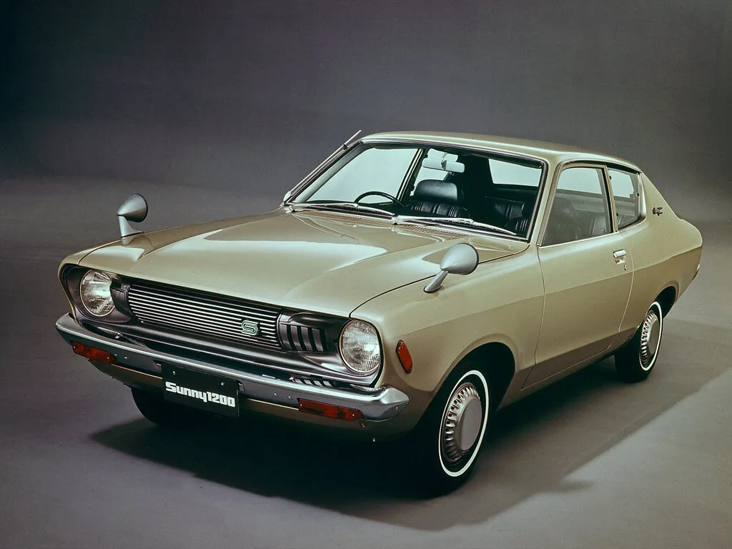 Nissan Sunny 1973, купе, 3 поколение, B210 (05.1973 - 01.1976)