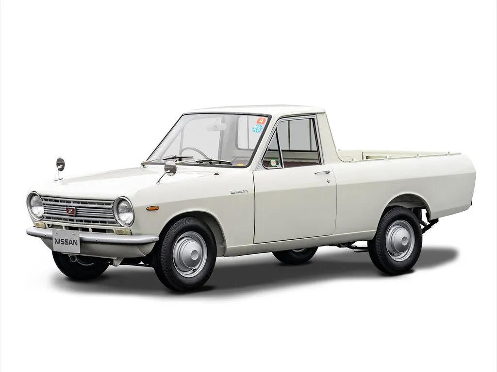 Nissan Sunny рестайлинг 1967, пикап, 1 поколение, B20 (07.1967 - 01.1971)