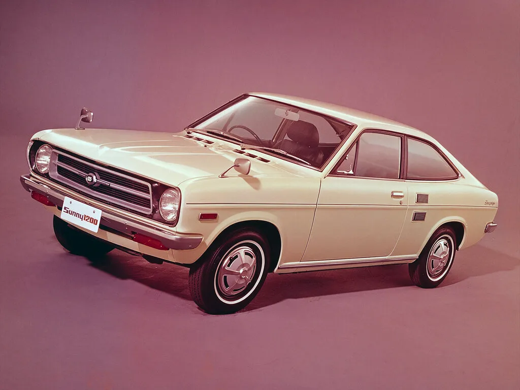 Nissan Sunny рестайлинг 1972, купе, 2 поколение, B110 (01.1972 - 04.1973)