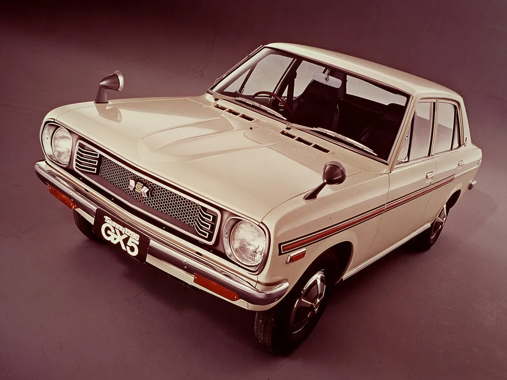 Nissan Sunny рестайлинг 1972, седан, 2 поколение, B110 (01.1972 - 04.1973)