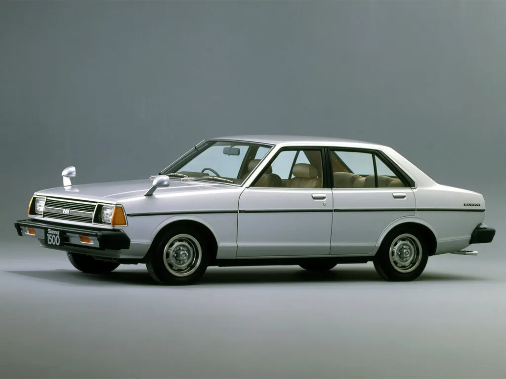 Nissan Sunny рестайлинг 1979, седан, 4 поколение, B310 (10.1979 - 09.1981)