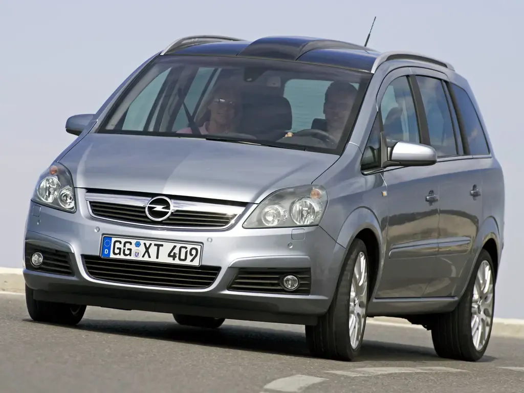Opel Zafira 2005, минивэн, 2 поколение, B (06.2005 - 12.2007)