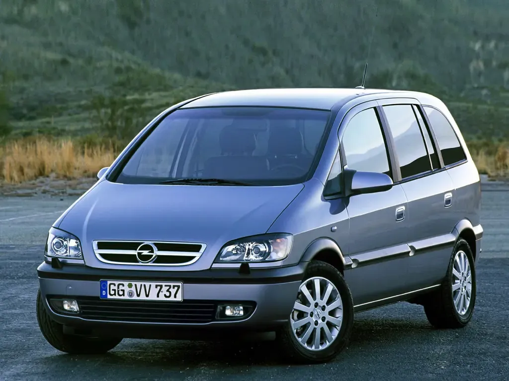 Opel Zafira рестайлинг 2003, минивэн, 1 поколение, A (02.2003 - 01.2006)