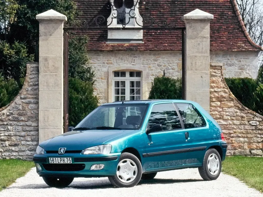 Peugeot 106 рестайлинг 1996, хэтчбек 3 дв., 1 поколение (05.1996 - 12.2003)
