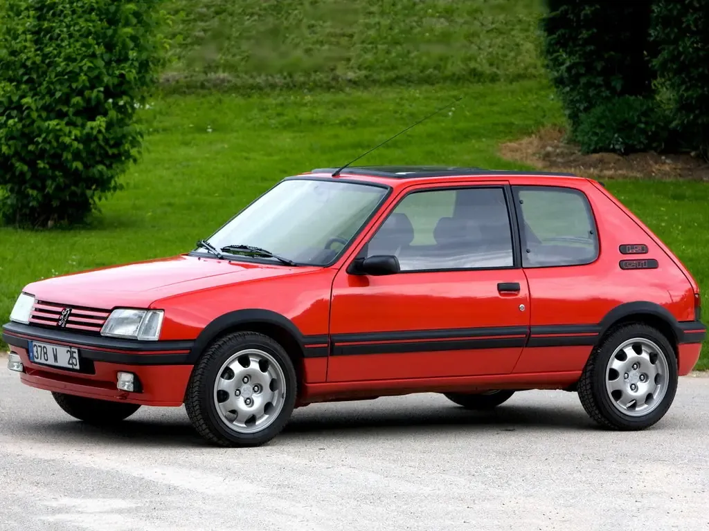 Peugeot 205 рестайлинг 1990, хэтчбек 3 дв., 1 поколение (10.1990 - 12.1998)