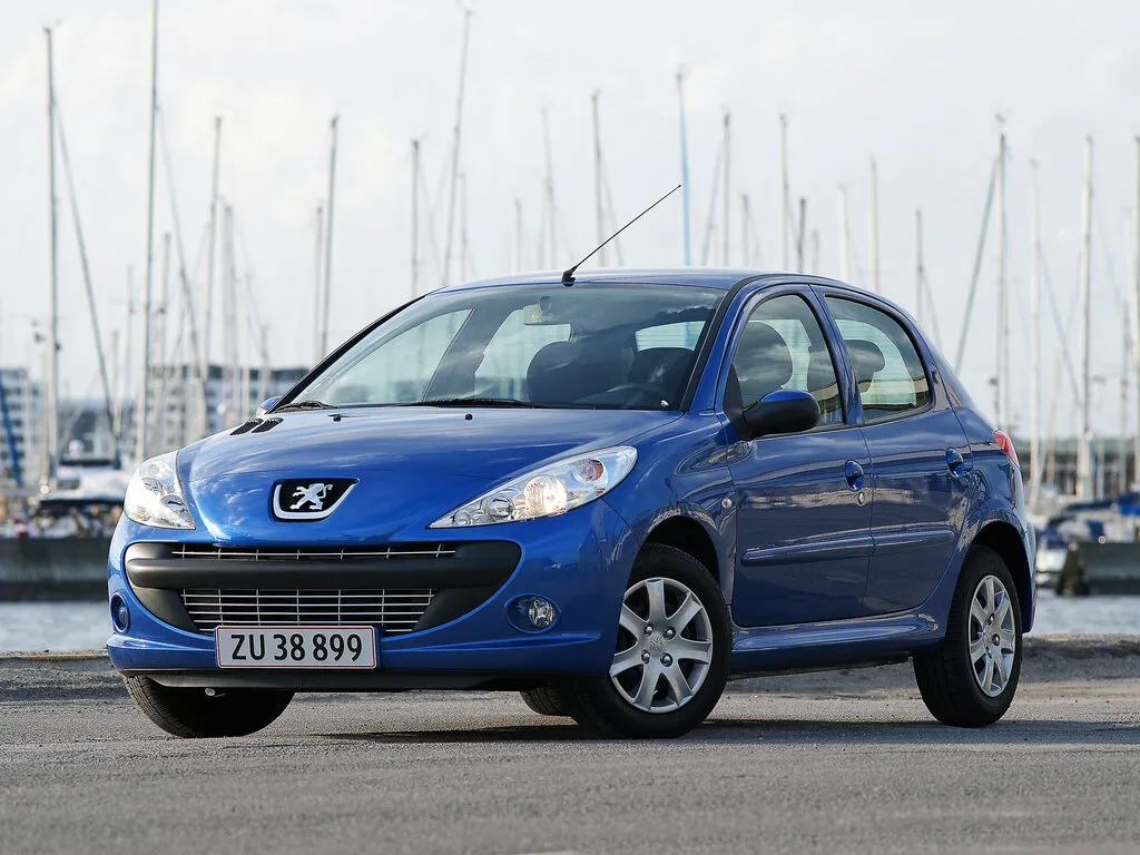 Peugeot 206 2-й рестайлинг 2009, хэтчбек 5 дв., 1 поколение (02.2009 - 09.2012)