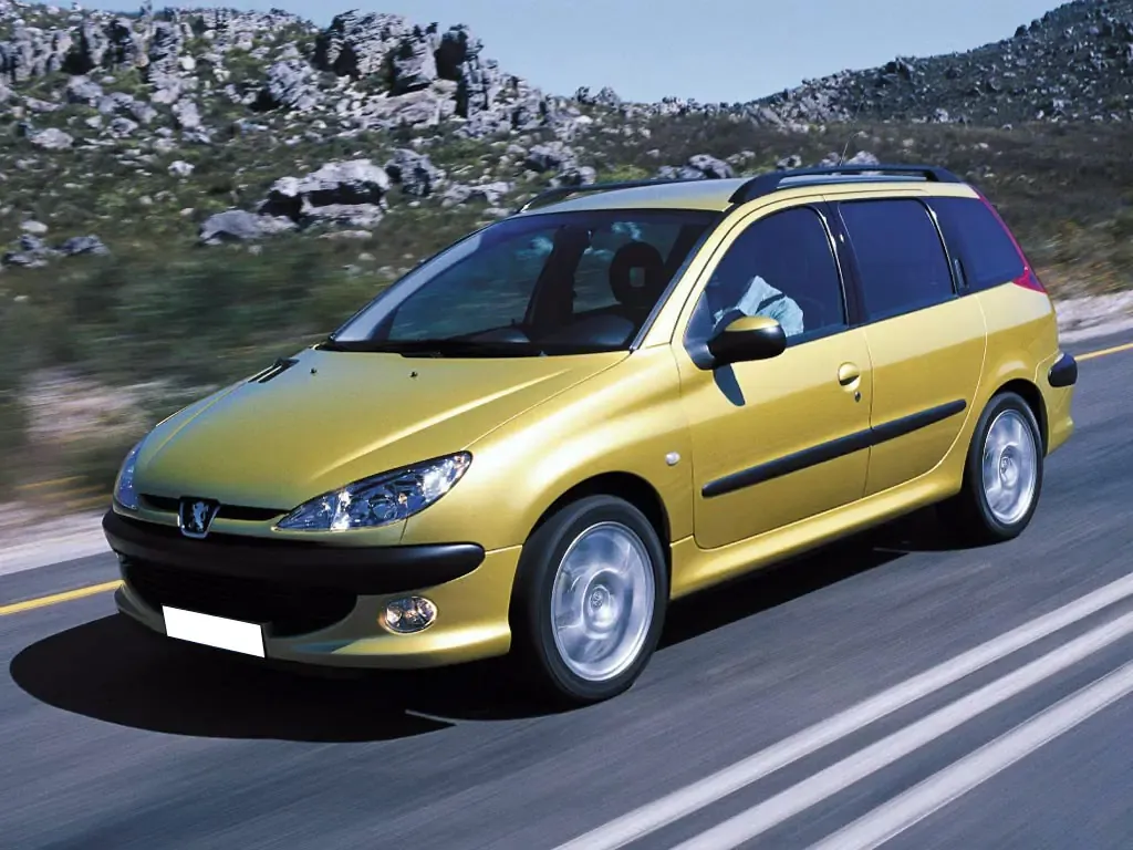 Peugeot 206 рестайлинг 2002, универсал, 1 поколение, T12 (03.2002 - 09.2006)