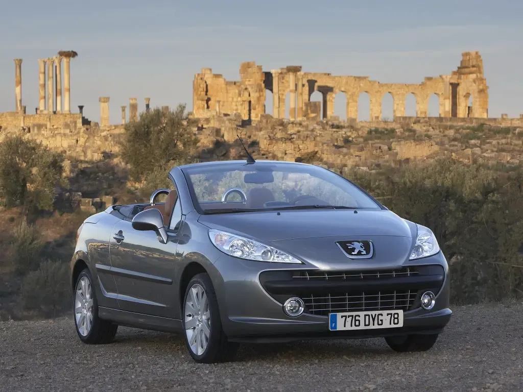 Peugeot 207 2007, открытый кузов, 1 поколение (03.2007 - 06.2009)