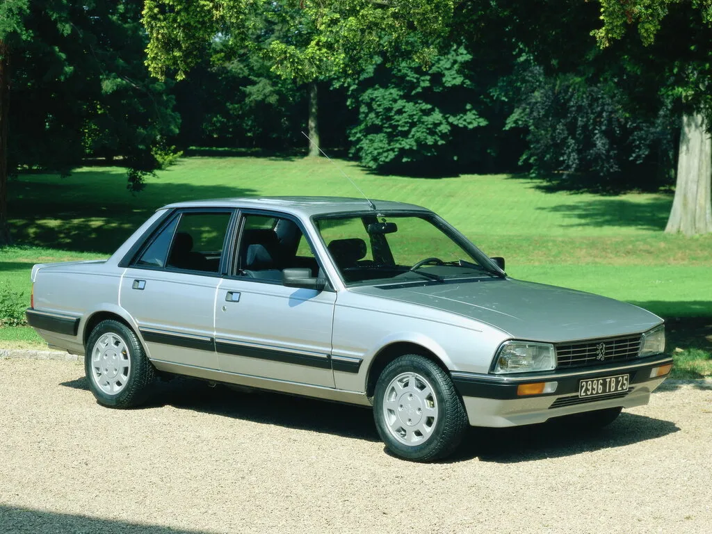Peugeot 505 рестайлинг 1986, седан, 1 поколение (05.1986 - 03.1989)
