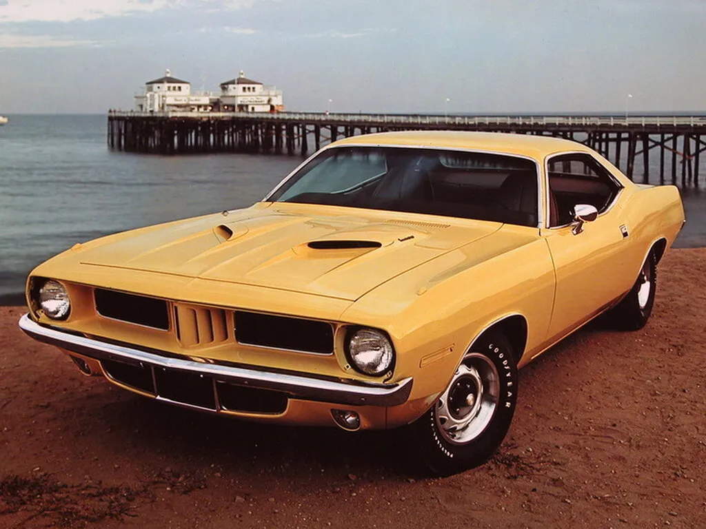 Plymouth Barracuda рестайлинг 1972, купе, 3 поколение (06.1972 - 10.1974)