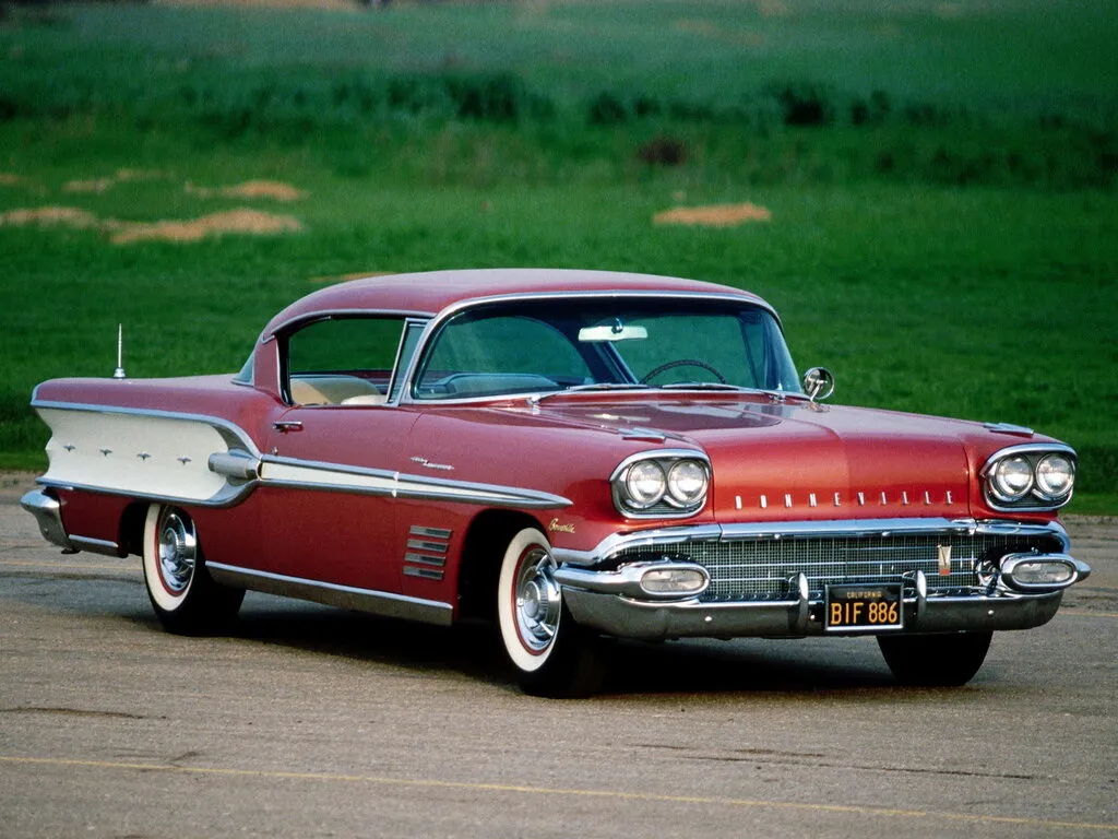 Pontiac Bonneville 1957, купе, 2 поколение (10.1957 - 10.1958)