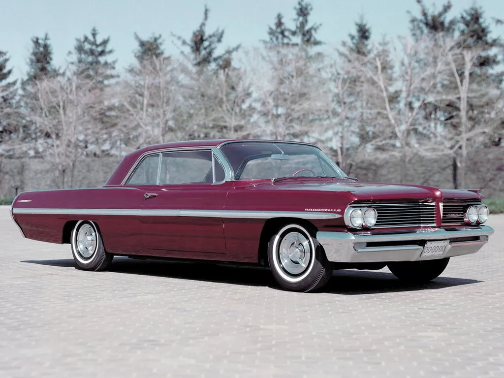 Pontiac Bonneville рестайлинг 1961, купе, 4 поколение (09.1961 - 09.1962)