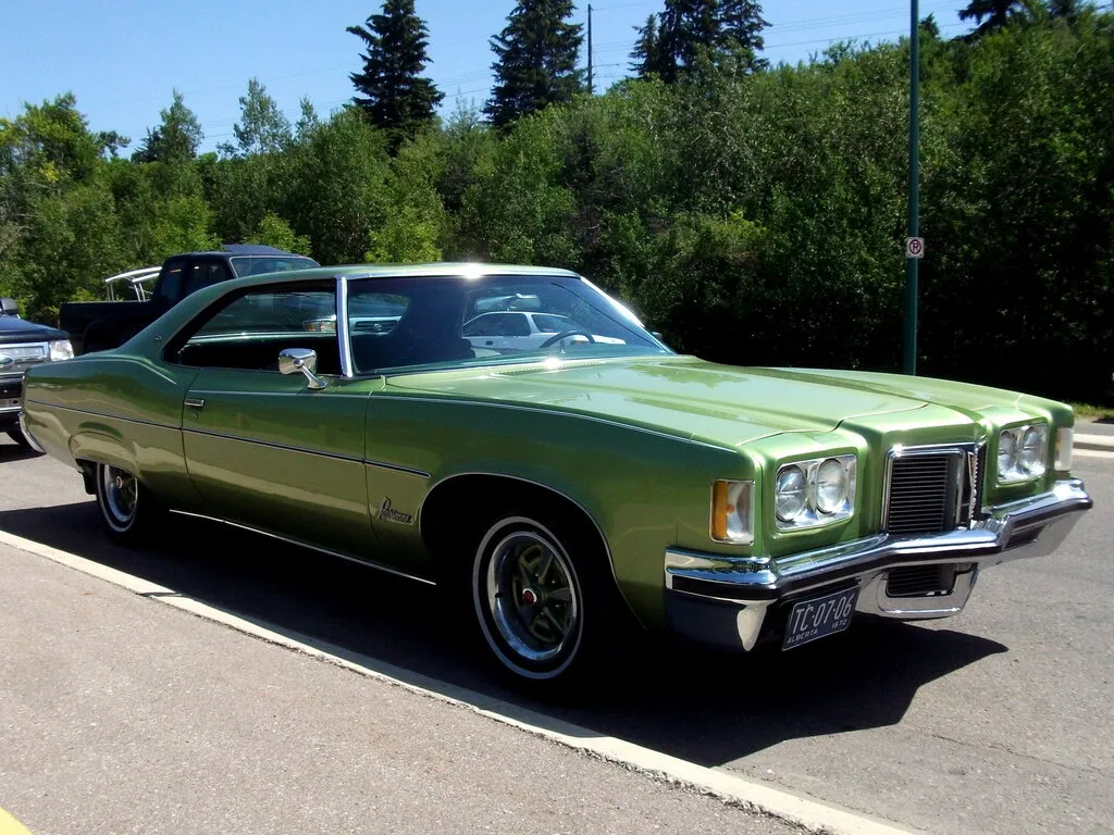 Pontiac Bonneville рестайлинг 1971, купе, 6 поколение (09.1971 - 09.1972)