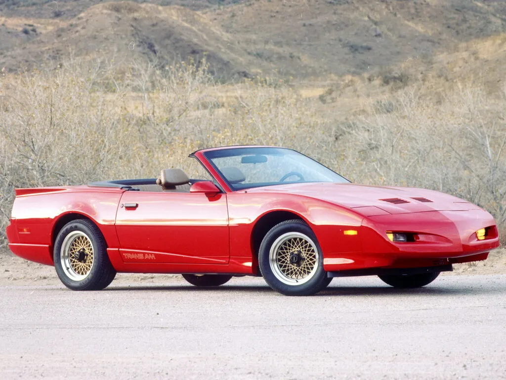 Pontiac Firebird 2-й рестайлинг 1990, открытый кузов, 3 поколение (05.1990 - 06.1992)