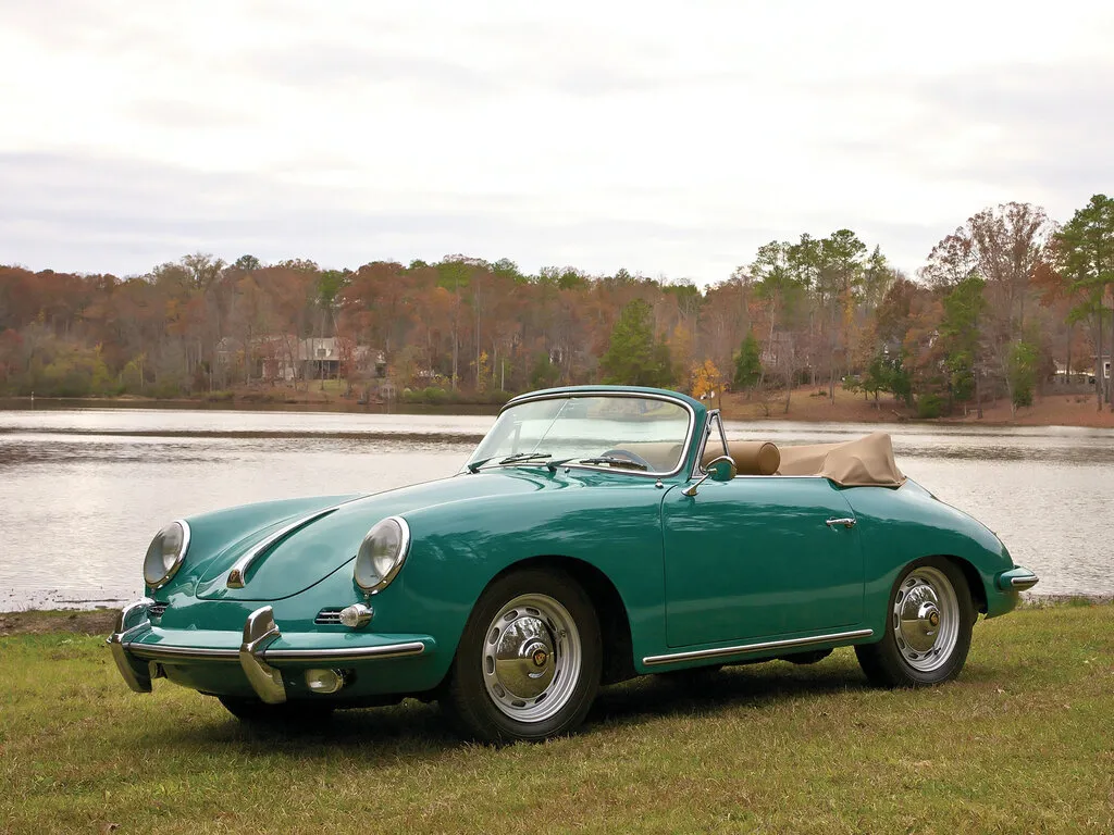 Porsche 356 рестайлинг 1962, открытый кузов, 3 поколение, B, T6 (06.1962 - 06.1963)