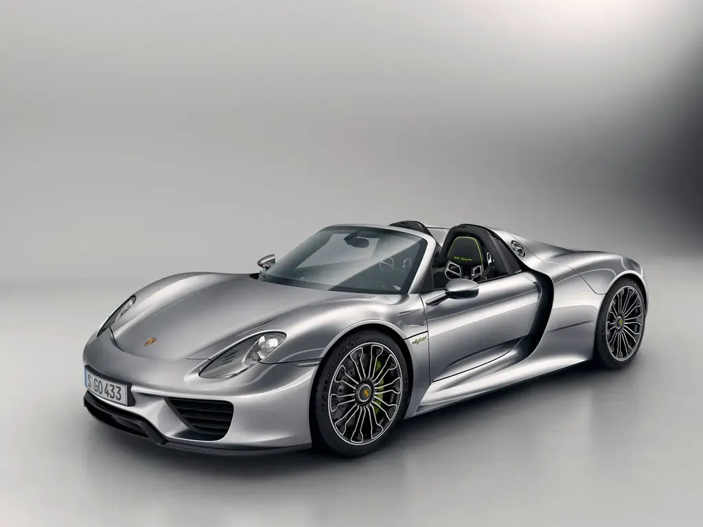 Porsche 918 2010, открытый кузов, 1 поколение (03.2010 - 08.2015)