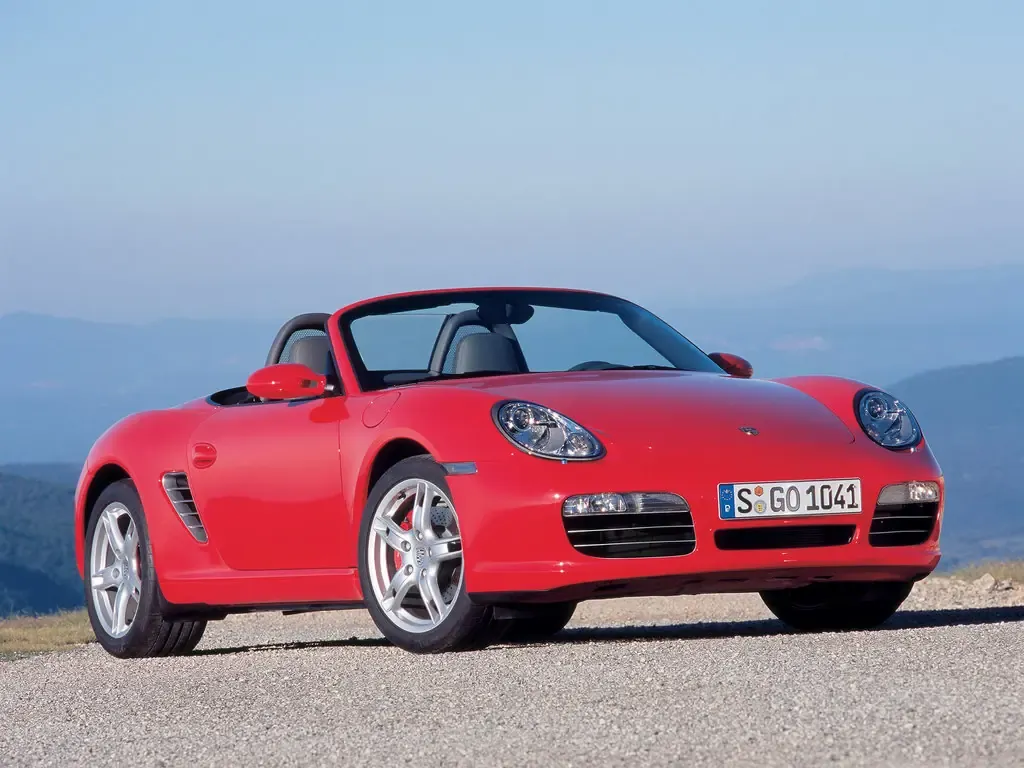 Porsche Boxster 2004, открытый кузов, 2 поколение, 987 (09.2004 - 01.2009)