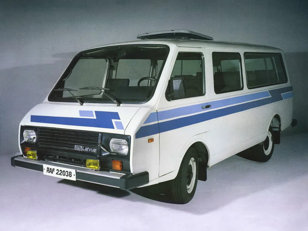 РАФ 2203 2-й рестайлинг 1994, автобус, 1 поколение, 22038 (07.1994 - 06.1997)