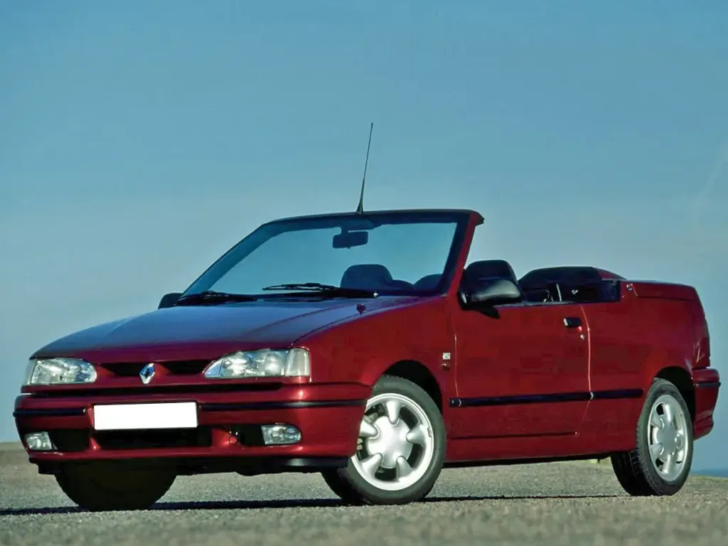 Renault 19 рестайлинг 1992, открытый кузов, 1 поколение, D53 (04.1992 - 06.2001)