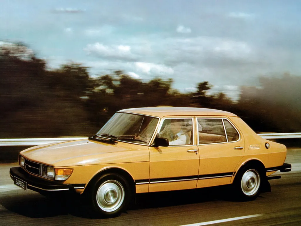 Saab 99 рестайлинг 1974, седан, 1 поколение (03.1974 - 11.1984)