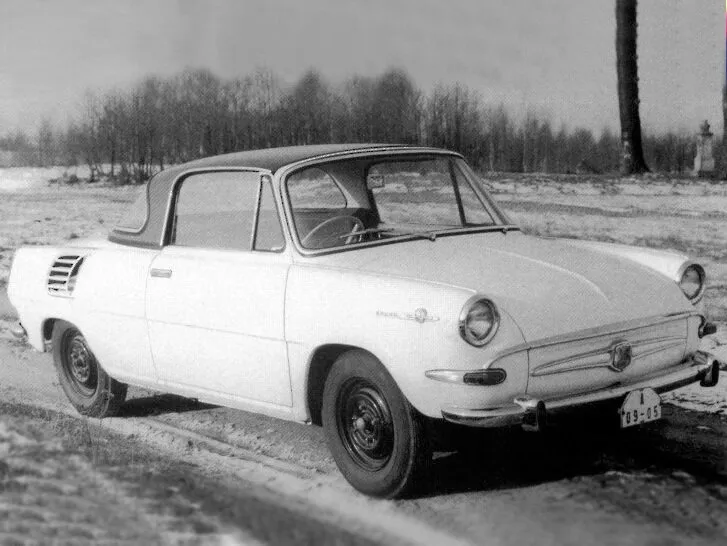 Skoda 1000/1100 MB 1963, купе, 1 поколение, 991 (01.1963 - 08.1963)