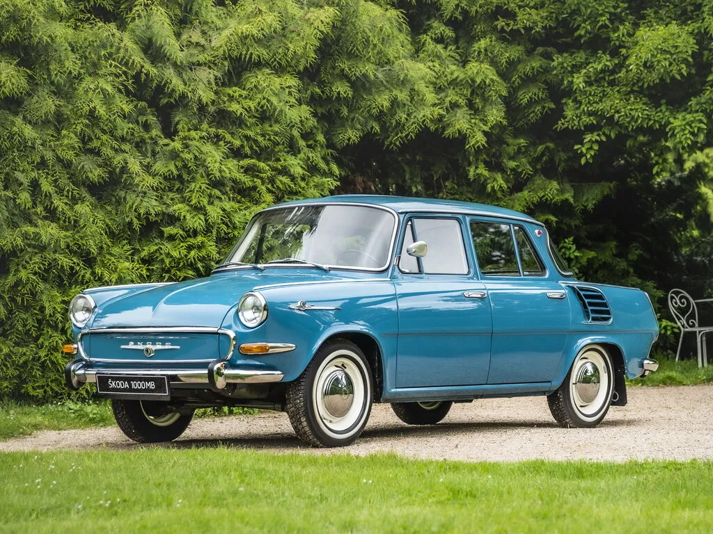 Skoda 1000/1100 MB рестайлинг 1966, седан, 1 поколение, 721 (01.1966 - 08.1967)