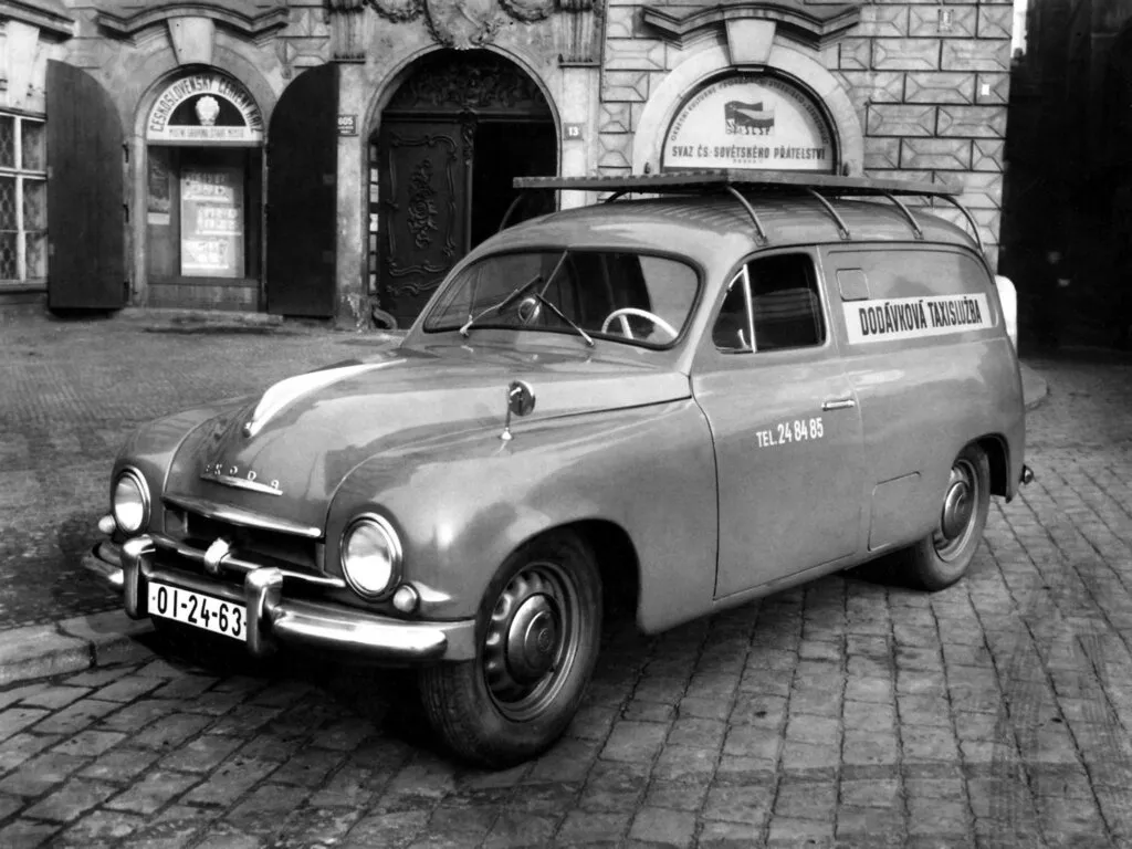 Skoda 1201 1955, цельнометаллический фургон, 1 поколение, 980 (01.1955 - 12.1961)