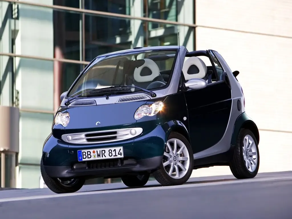 Smart Fortwo рестайлинг 2003, открытый кузов, 1 поколение, W450 (01.2003 - 01.2007)
