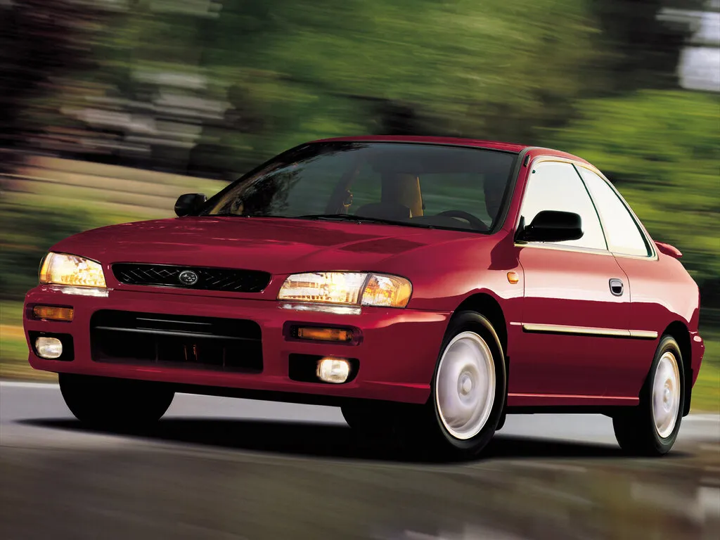 Subaru Impreza рестайлинг 1996, купе, 1 поколение, GM (08.1996 - 12.2000)