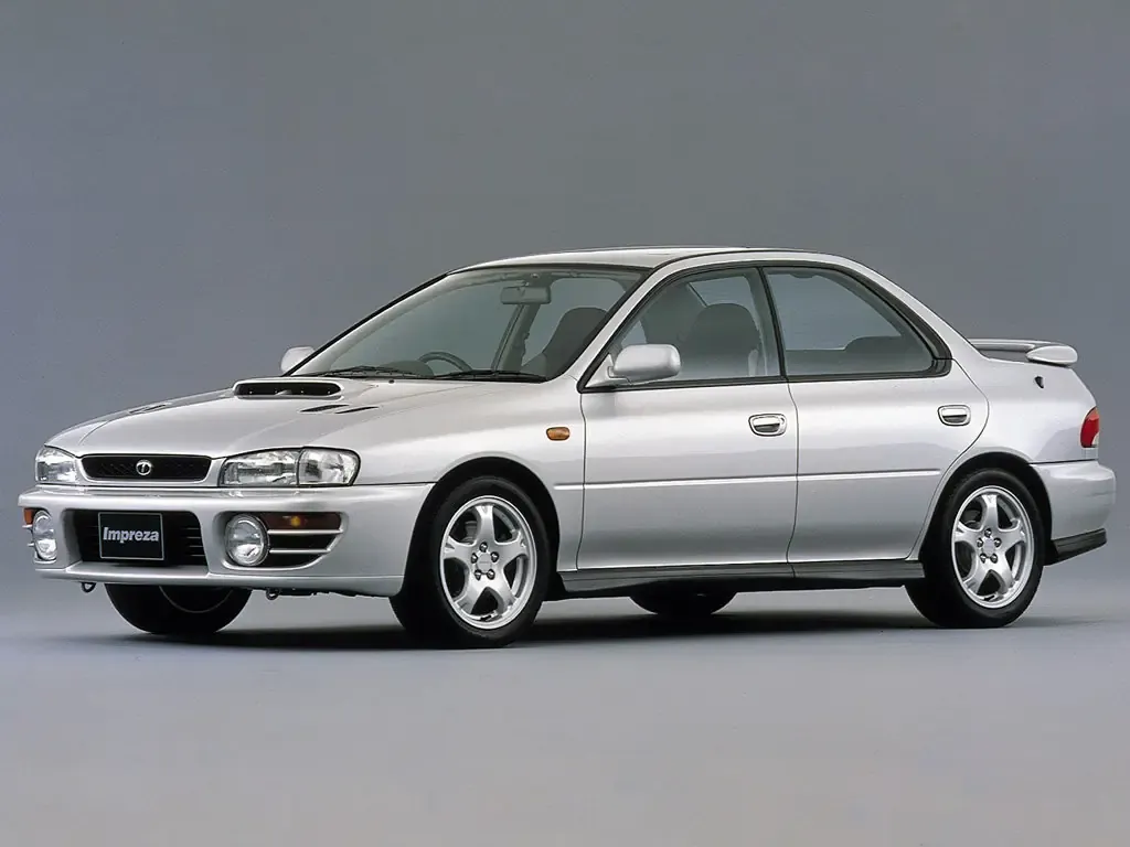 Subaru Impreza WRX рестайлинг 1996, седан, 1 поколение, GC/G10 (09.1996 - 07.2000)