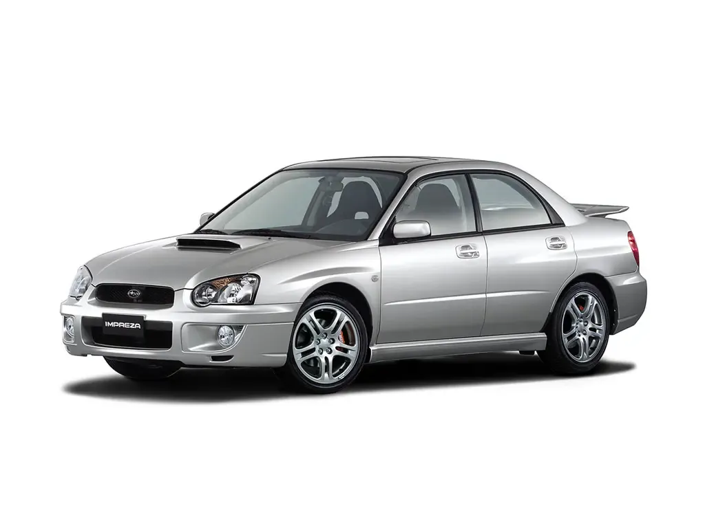 Subaru Impreza WRX рестайлинг 2002, седан, 2 поколение, GD/G11 (11.2002 - 05.2005)