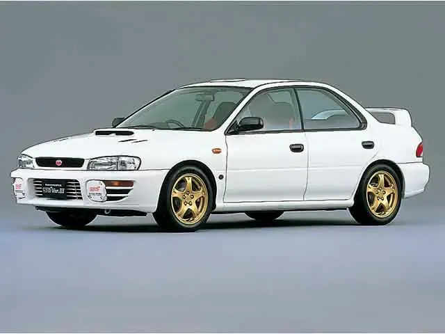 Subaru Impreza WRX STI рестайлинг 1996, седан, 1 поколение, GC/G10 (09.1996 - 09.2000)