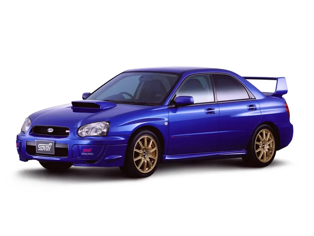 Subaru Impreza WRX STI рестайлинг 2002, седан, 2 поколение, GD/G11 (11.2002 - 05.2005)
