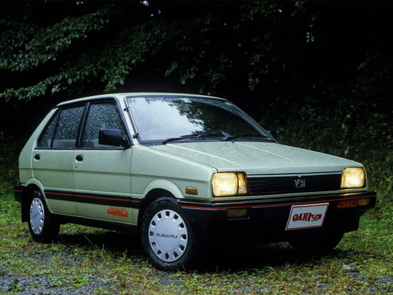 Subaru Justy 1984, хэтчбек 5 дв., 1 поколение, KA,KD/J10 (02.1984 - 10.1988)
