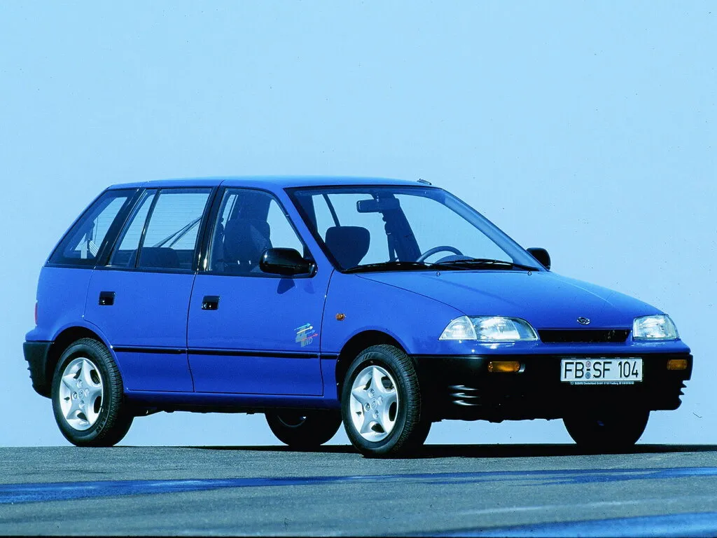 Subaru Justy 1995, хэтчбек 5 дв., 2 поколение, JMA/MS (10.1995 - 11.1997)