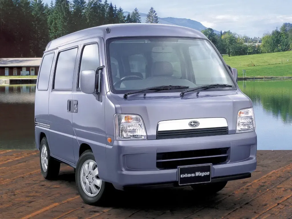 Subaru Sambar рестайлинг 2002, минивэн, 6 поколение, TT,TV,TW/T12 (09.2002 - 10.2005)
