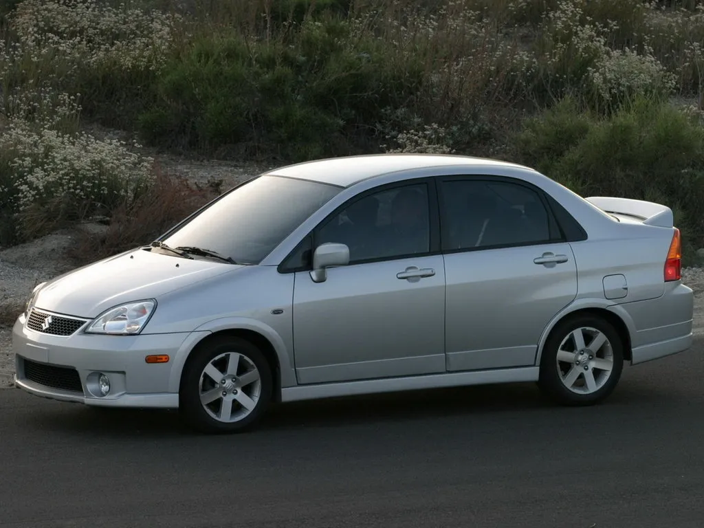 Suzuki Aerio рестайлинг 2003, седан, 1 поколение (11.2003 - 09.2007)