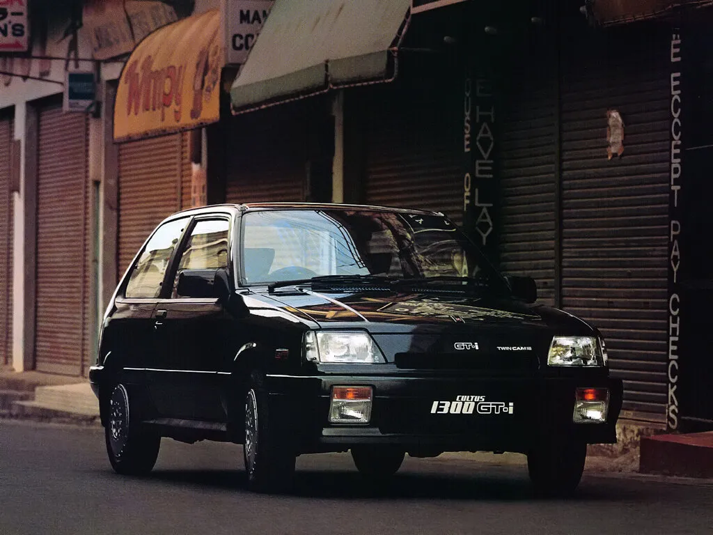 Suzuki Cultus рестайлинг 1986, хэтчбек 3 дв., 1 поколение (06.1986 - 08.1988)