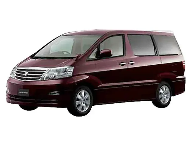 Toyota Alphard рестайлинг 2005, минивэн, 1 поколение, H10 (04.2005 - 05.2008)