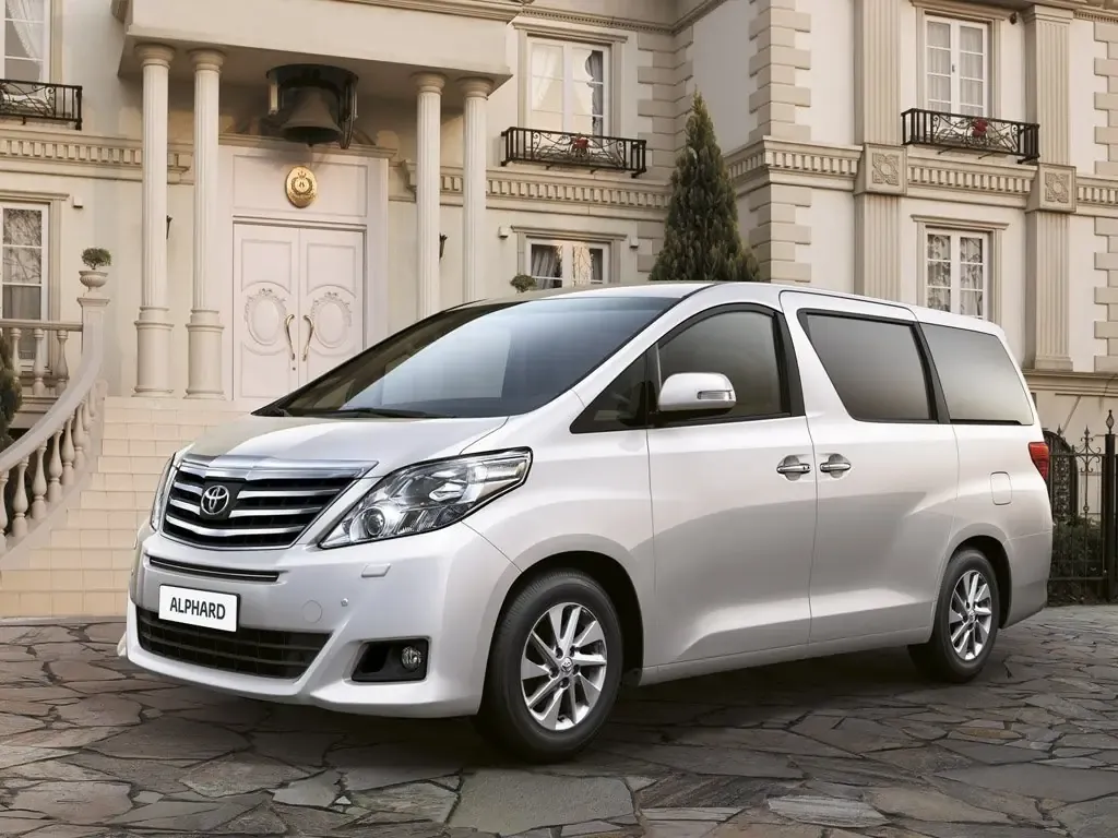 Toyota Alphard рестайлинг 2011, минивэн, 2 поколение, H20 (09.2011 - 02.2015)