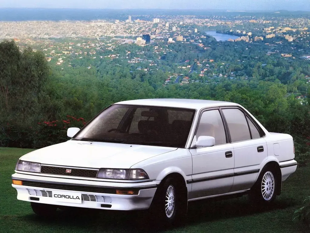 Toyota Corolla 1987, седан, 6 поколение, E90 (05.1987 - 04.1989)