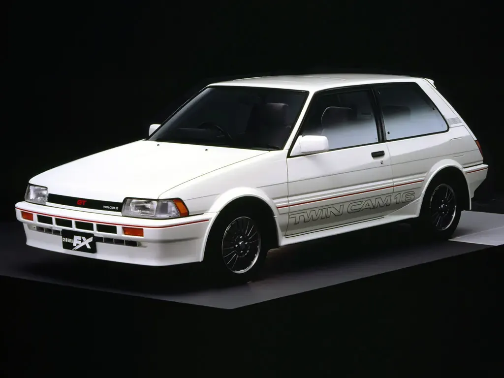 Toyota Corolla FX 1984, хэтчбек 3 дв., 1 поколение (10.1984 - 04.1987)