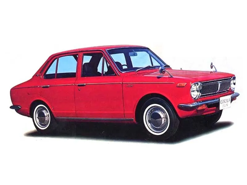 Toyota Corolla рестайлинг 1969, седан, 1 поколение, E10 (02.1969 - 04.1970)