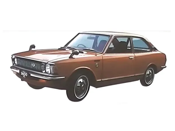 Toyota Corolla рестайлинг 1971, купе, 2 поколение, E20 (08.1971 - 07.1972)
