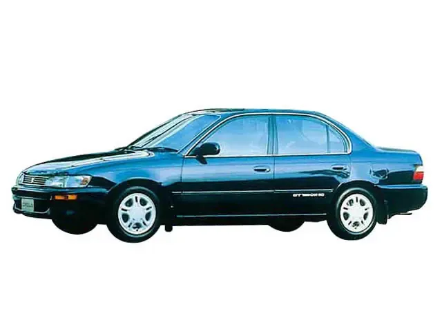 Toyota Corolla рестайлинг 1993, седан, 7 поколение, E100 (05.1993 - 04.1995)
