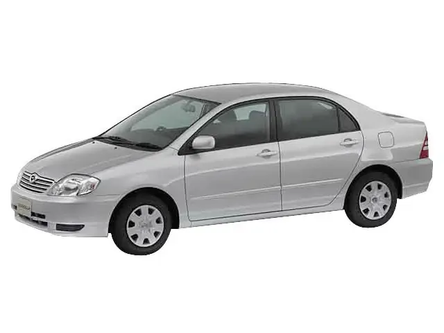 Toyota Corolla рестайлинг 2002, седан, 9 поколение, E120 (09.2002 - 03.2004)