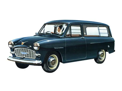 Toyota Corona рестайлинг 1958, универсал, 1 поколение, T10 (10.1958 - 09.1959)