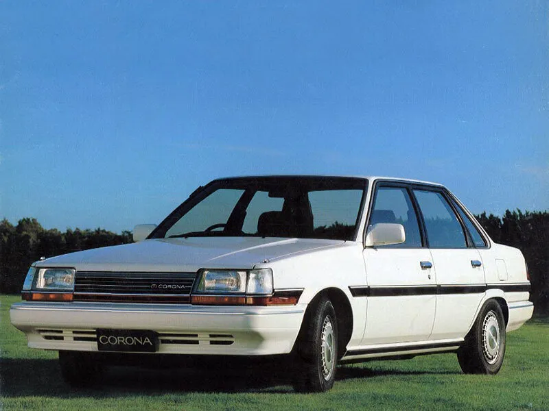 Toyota Corona рестайлинг 1985, седан, 8 поколение, T150 (08.1985 - 12.1987)
