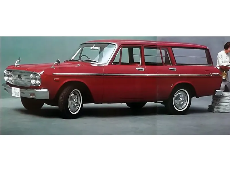 Toyota Crown рестайлинг 1965, универсал, 2 поколение, S40 (07.1965 - 08.1967)