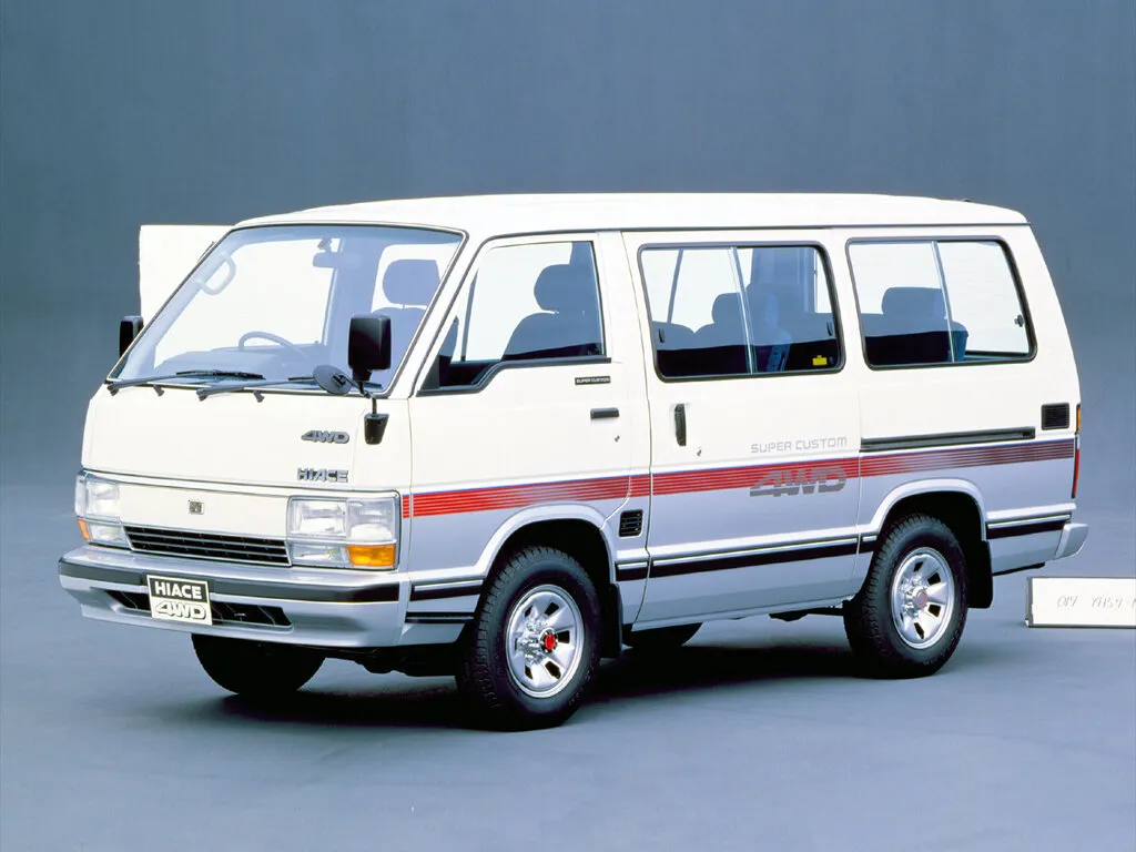 Toyota Hiace 2-й рестайлинг 1987, минивэн, 3 поколение, H50 (08.1987 - 07.1989)